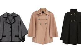 С чем носить пальто капа? Звёзды в пальто-накидке