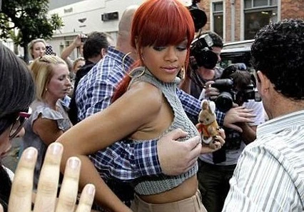 Рианна охраняется слишком добросовестно