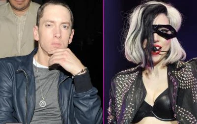 Эминем назвал Леди Гагу мужчиной в своей новой песне A Kiss