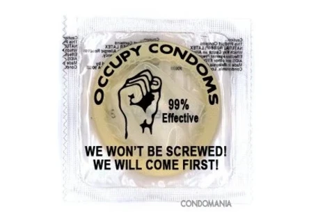 Производители презервативов поддержали акцию Захвати Уолл-Стрит