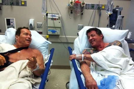 Арнольд Шварценеггер и Сильвестр Сталлоне оказались соседями по больничной палате