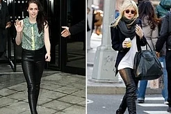 Кожаные брюки: Кристен Стюарт против Дакоты Фаннинг