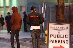 Роберт Паттинсон и Кэти Перри на концерте Бьорк