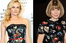 Анна Винтур и Диана Крюгер в платье Chanel