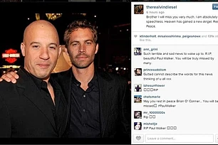 Знаменитости оплакивают Пола Уокера