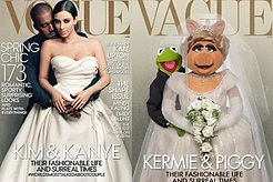Читателям журнала Vogue не понравилась обложка с Ким Кардашян