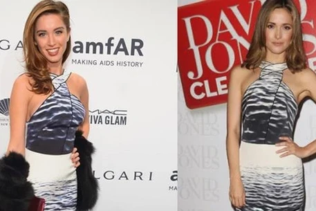 Роуз Бирн и Мелисса Баллона в платье Dion Lee
