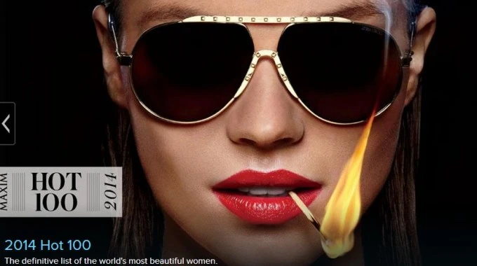 Кэндис Свейнпол названа самой сексуальной девушкой журнала Maxim