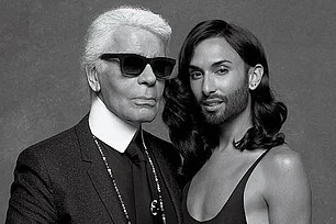 Карл Лагерфельд устроил фотосессию для Кончиты Вурст