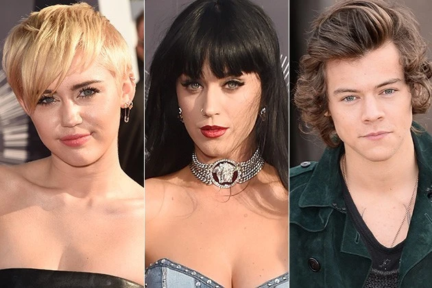 Майли Сайрус, Кэти Перри и One Direction попали в книгу рекордов Гиннесса