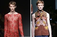 Gucci показал женственную коллекцию для мужчин