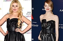 Эмма Стоун и Палома Фейт в платье Lanvin