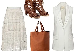 Хит сезона — белые платья и юбки