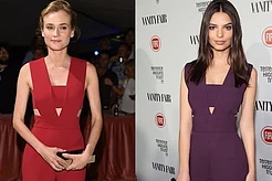 Диана Крюгер и Эмили Ратаковски в комбинезоне Cushnie et Ochs