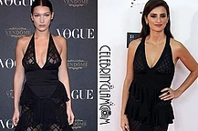 Пенелопа Крус и Белла Хадид в платье Balmain