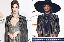 Бейонсе и Белла Хадид в костюме Givenchy