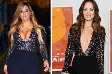 Эшли Грэхэм и Оливия Уайлд в комбинезоне Michael Kors