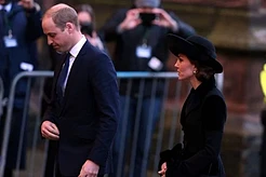 Принц Уильям и Кейт Миддлтон посетили траурную церемонию в Честерском кафедральном соборе