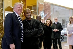 Канье Уэст встретился с Дональдом Трампом в Нью-Йорке