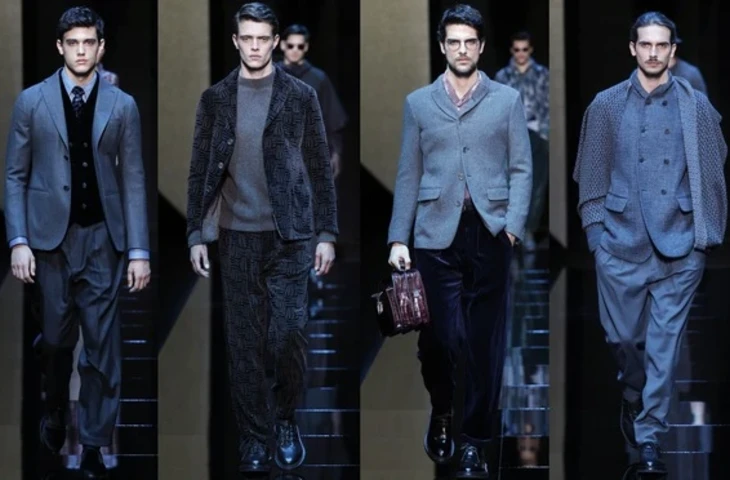 Giorgio Armani показал мужскую коллекцию осень-зима 2017
