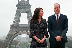 Принц Уильям и Кейт Миддлтон посетили Париж