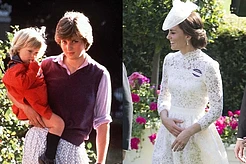 Кейт Миддлтон надела просвечивающее платье для королевских скачек в Аскоте