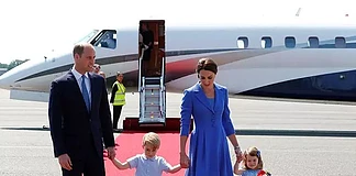 Принц Уильям и Кейт Миддлтон прибыли в Германию