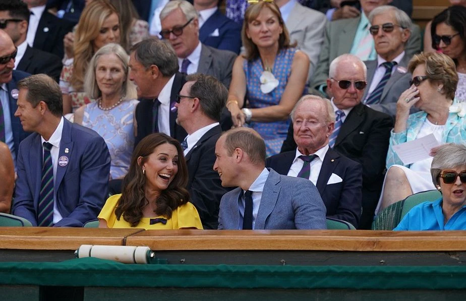 Принц Уильям и Кейт Миддлтон посетили мужской финал Уимблдона