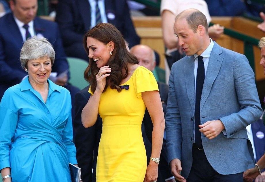 Принц Уильям и Кейт Миддлтон посетили мужской финал Уимблдона
