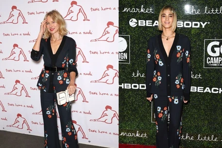 София Бутелла и Наоми Уоттс в костюме Sonia Rykiel