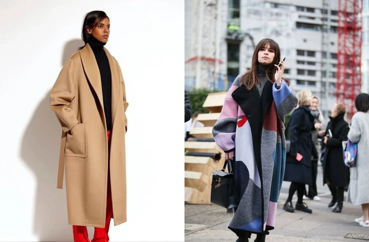 Стиль oversize – пальто, которое выглядит большим и очень стильным