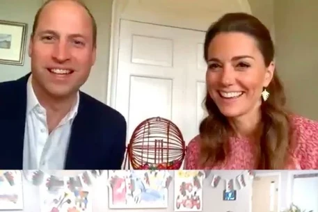 Принц Уильям и Кейт Миддлтон поиграли в лото по видеосвязи