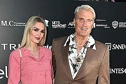 Дольф Лундгрен появился с семьей на красной дорожке Filming Italy 2024