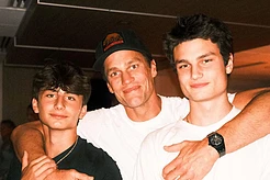 Том Брэди с сыновьями на концерте Тейлор Свифт