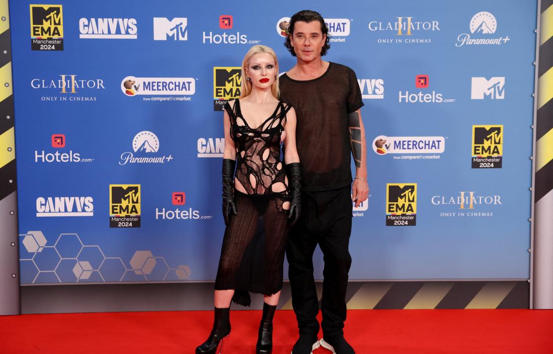 Джоана Женети и Гэвин Россдэйл на MTV EMA 2024