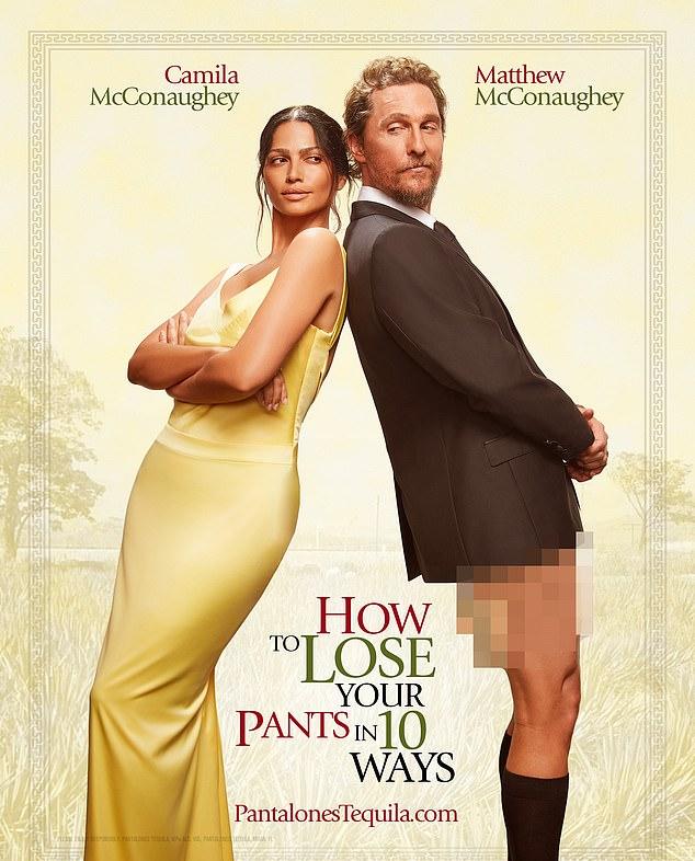 Мэттью МакКонахи в провокационной рекламной кампании текилы, вдохновленной фильмом «Как отделаться от парня за 10 дней»