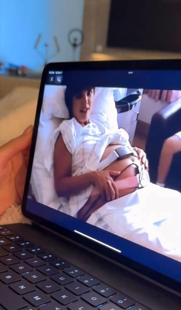 Кайли Дженнер показала дочери видео её рождения