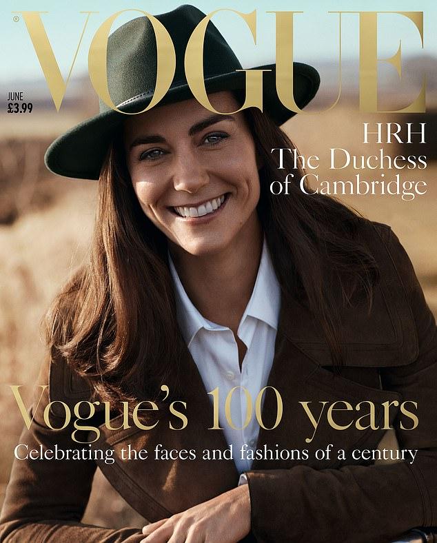 Кейт появилась на обложке британского Vogue в июне 2016 года, чтобы отпраздновать 100-летие журнала