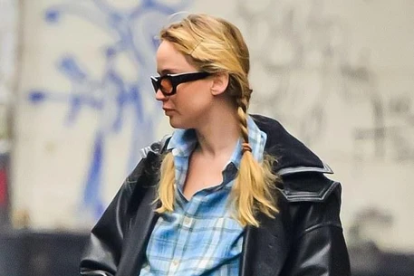 Беременная Дженнифер Лоуренс в Нью-Йорке