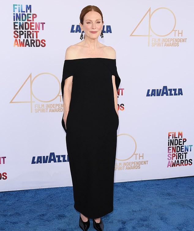 Мур на церемонии Film Independent Spirit Awards 2025, 22 февраля, Санта-Моника, Калифорния.