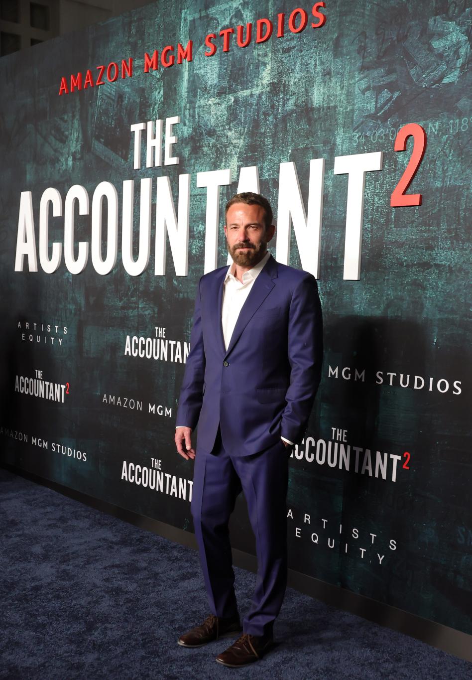 Бен Аффлек на премьере "Расплаты 2" в среду.
