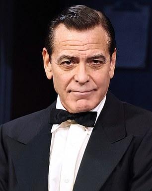 Джордж Клуни с тёмными волосами неузнаваем на бродвейской премьере