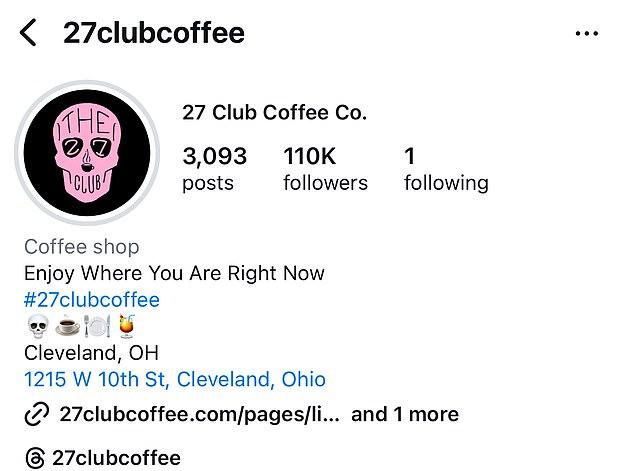Огайо: кафе Machine's 27 Club Coffee предлагает новый напиток — "Маргарита юного актера".