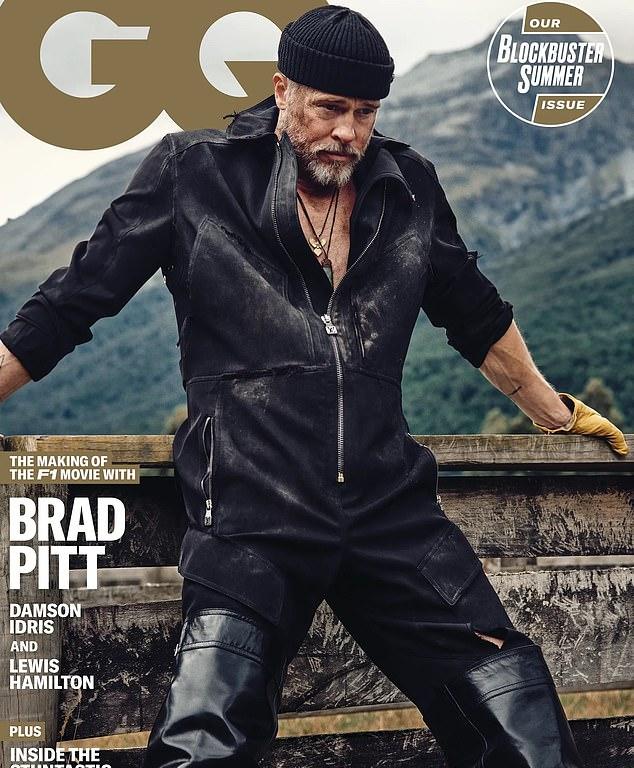 Брэд Питт предстал в небрежном образе для обложки GQ (июнь 2025).