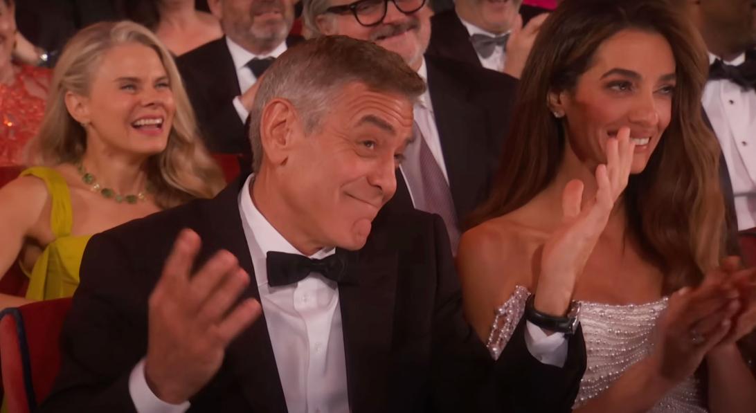 Джордж Клуни, пожимающий плечами на Tony Awards 2025.
