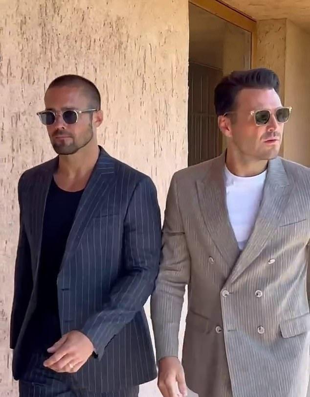 Звезда Made In Chelsea и бывшая звезда TOWIE снимались на испанском острове в модной кампании для сетевого магазина.