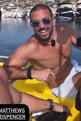 Участник Made In Chelsea (36) и звезда TOWIE (38) снимались на испанском острове для модной кампании Marks & Spencer.