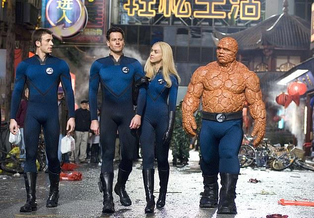 Иоан Гриффит и Бьянка Уоллес на премьере «Фантастической четверки»