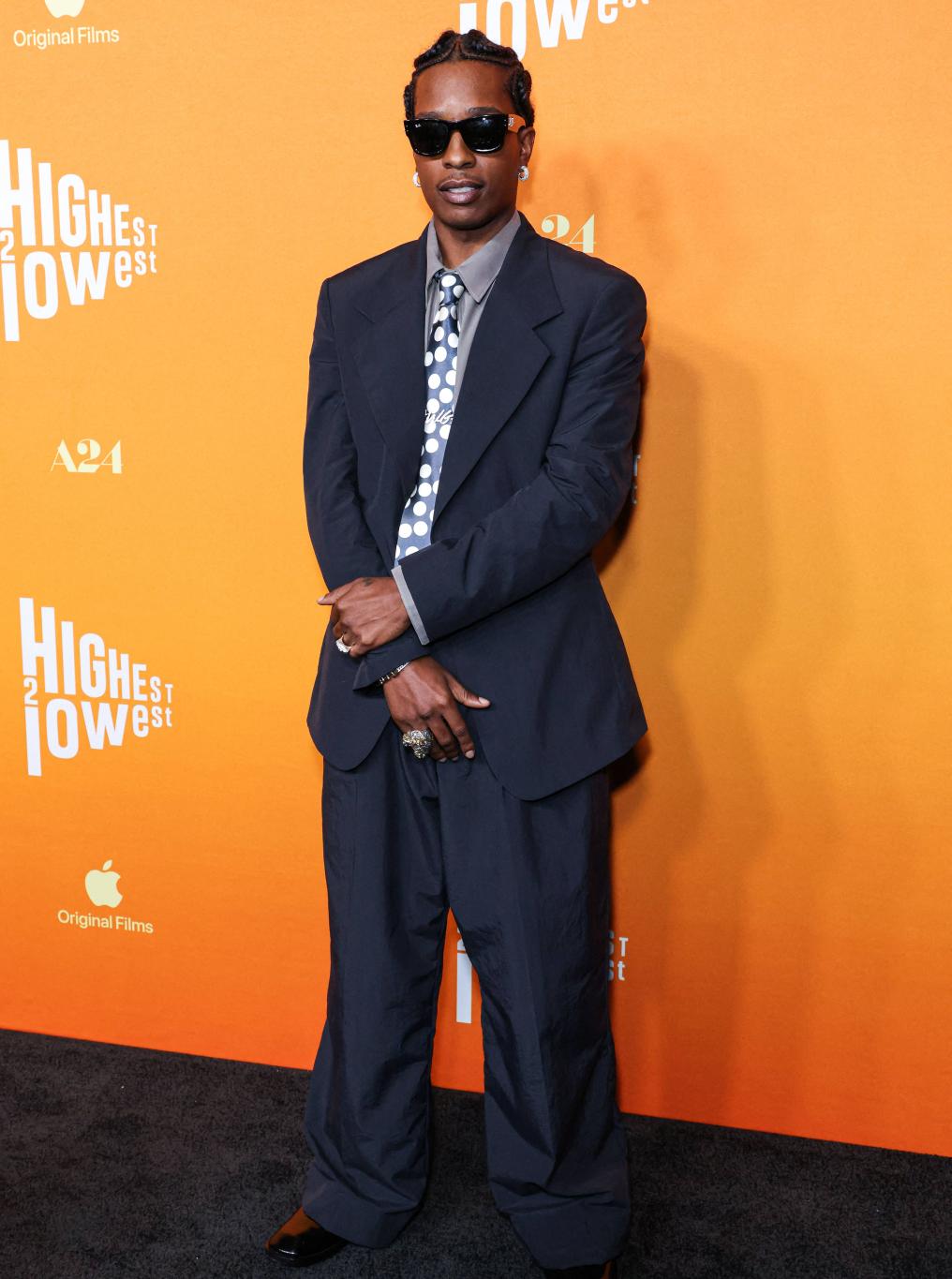 A$AP Рокки на премьере «Highest 2 Lowest» в Лос-Анджелесе.