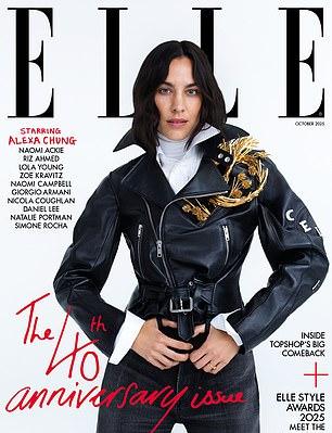Октябрьский номер Elle UK уже в продаже с 4 сентября.